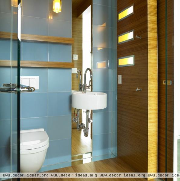 Landend Guest Bath - contemporary - bathroom - vancouver