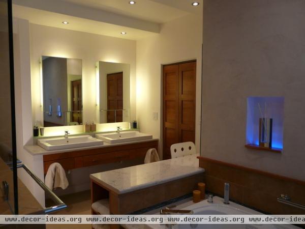 Master Bath - contemporary - bathroom - houston