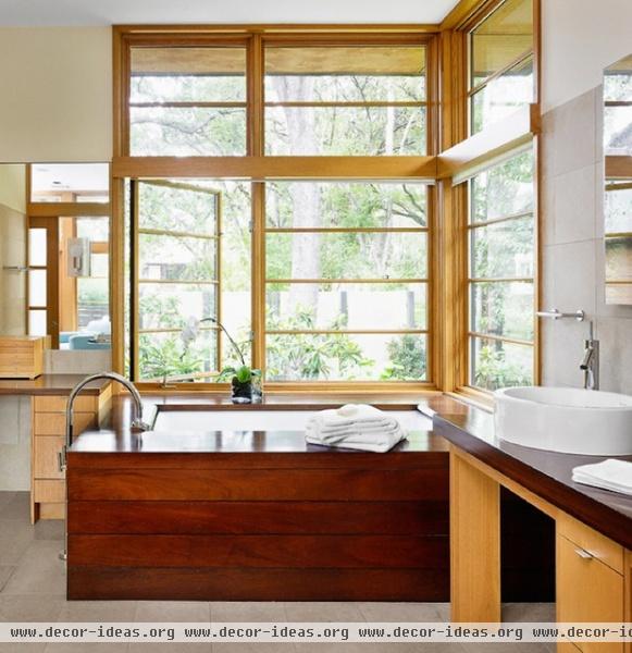 Tarrytown House - asian - bathroom - austin