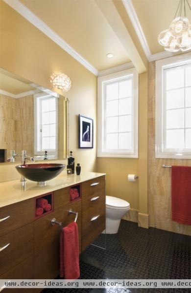 Vanity in her Bathroom - modern - bathroom - san francisco