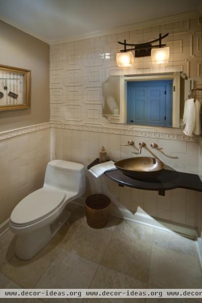 Powder Room 1 - asian - bathroom - columbus