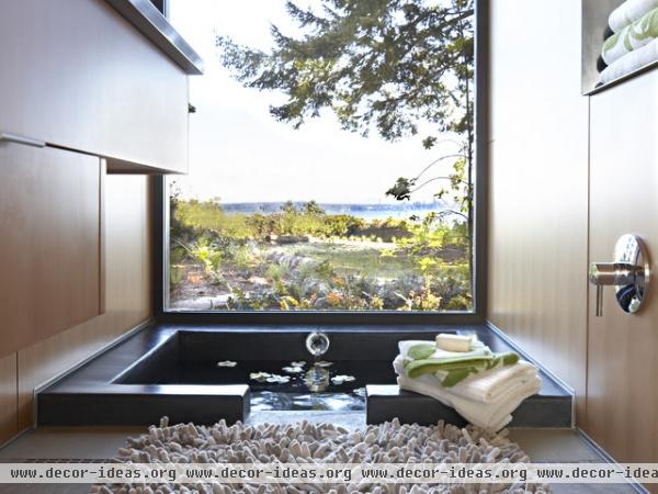 Ellis Residence - master bathroom - contemporary - bathroom - seattle