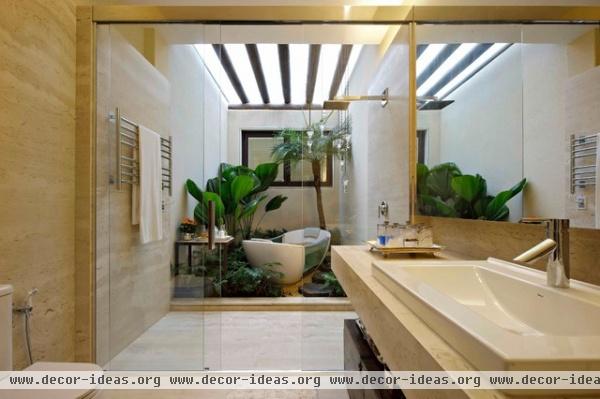 Bathroom - tropical - bathroom - other metro