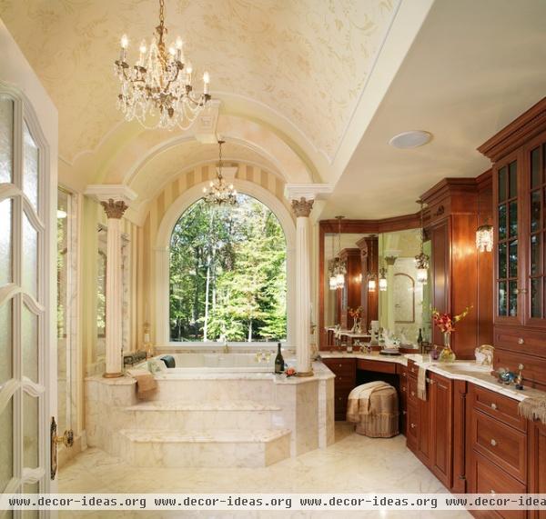 Master Bathroom with Soaking Tub - traditional - bathroom - new york