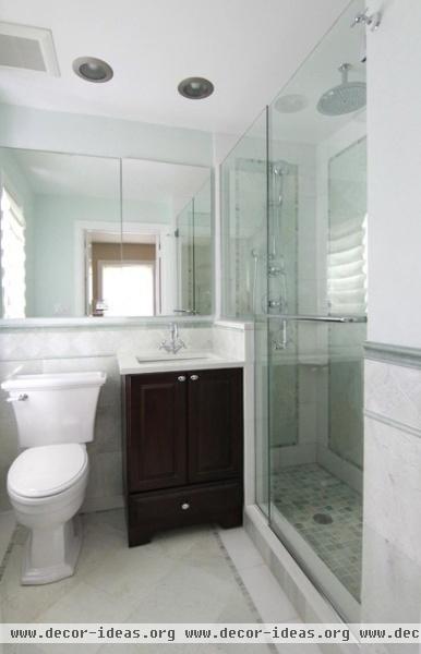 Evanston small master - traditional - bathroom - chicago