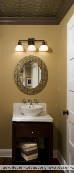 Eclectic Powder Room - contemporary - bathroom - detroit