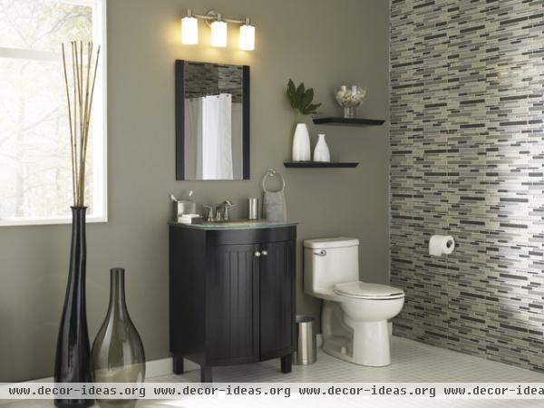 Fashonably Functional Small Bath - modern - bathroom - other metro