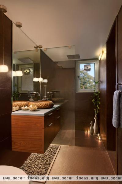 Bathija Residence - modern - bathroom - other metro