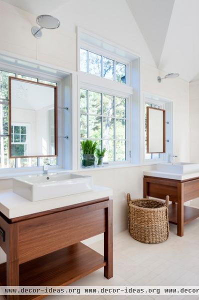 Courtyard Residence Bath - contemporary - bathroom - boston