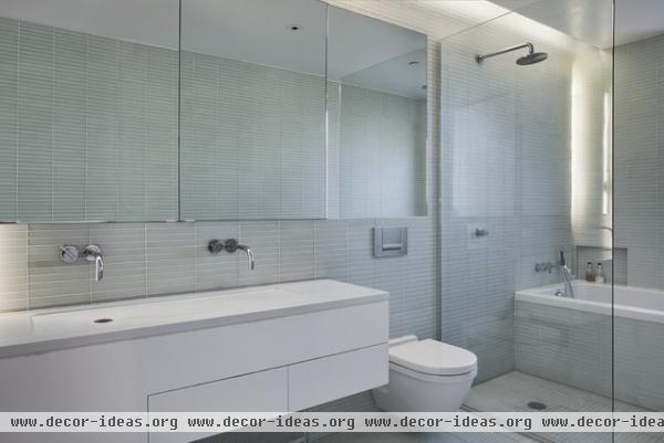 Wyckoff St Townhouse Interior - Master Bath - contemporary - bathroom - new york