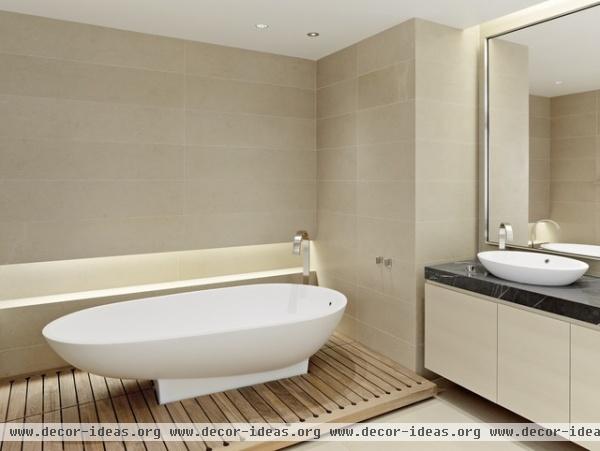 Nob Hill Condominium - contemporary - bathroom - san francisco