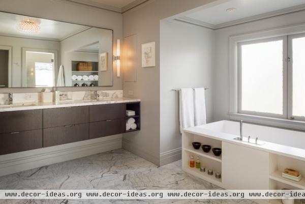 Modern Meets Traditional - Pacific Heigts - contemporary - bathroom - san francisco