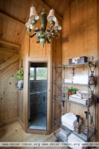 Tennessee Barn Home - traditional - bathroom - other metro