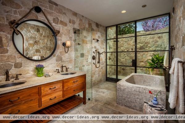 270-Degree View Ocean Villa - mediterranean - bathroom - orange county