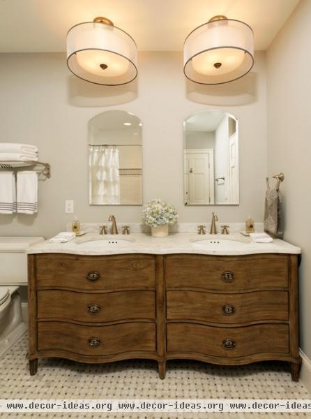 GREEN with Envy: LEED Certified Whole House Renovation - traditional - bathroom - dc metro