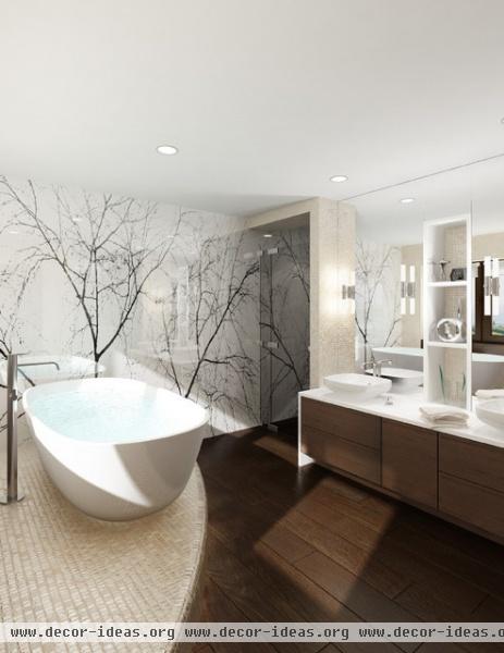 False Creek Penthouse - modern - bathroom - vancouver