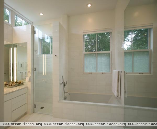 Friendship House Master Bath - contemporary - bathroom - new york