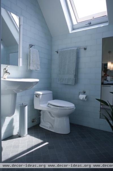 22nd Street Guest Bathroom - modern - bathroom - san francisco