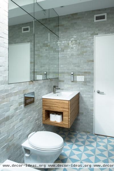 13th Street Penthouse - contemporary - bathroom - new york