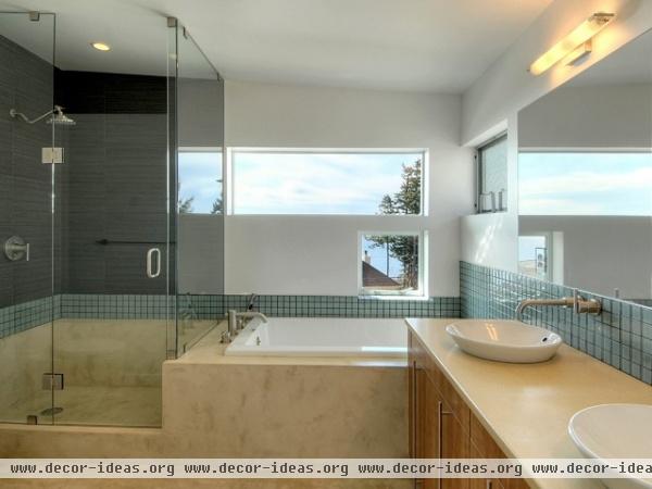 Juanita Residence - contemporary - bathroom - seattle