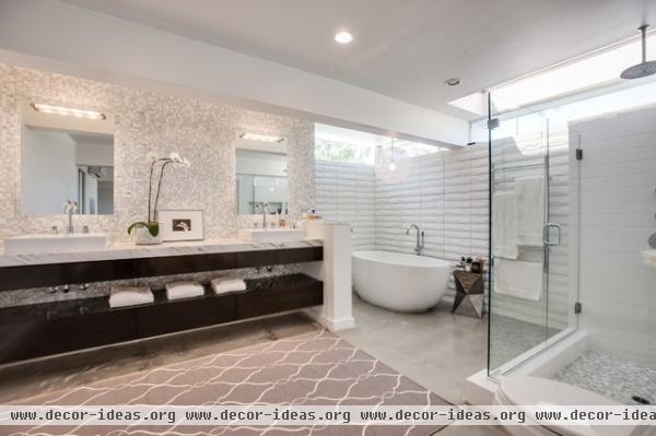 Dover Shores 2 Story Mid Century Remodel - contemporary - bathroom - orange county