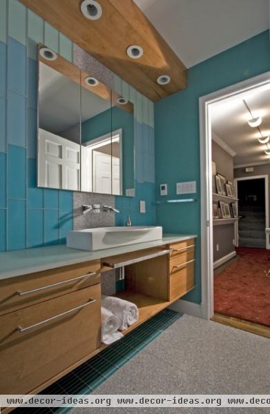 Hall Bath - Upper Georgetown - contemporary - bathroom - dc metro