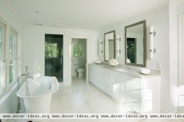 Westport Farmhouse for the Modern Traditionalist - traditional - bathroom - new york