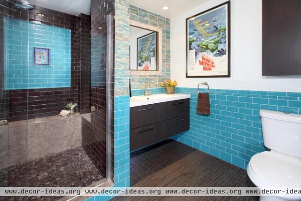 Landmarked West Hollywood Bungalow - eclectic - bathroom - los angeles