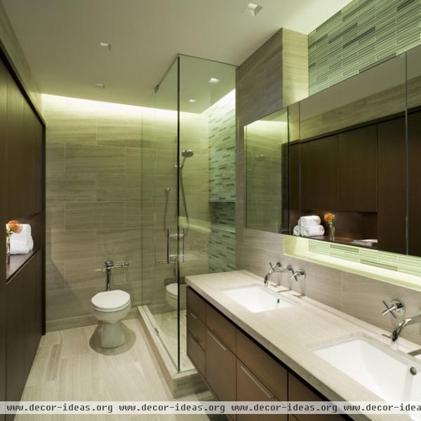 Lake Shore Drive Bathrooms - contemporary - bathroom - chicago