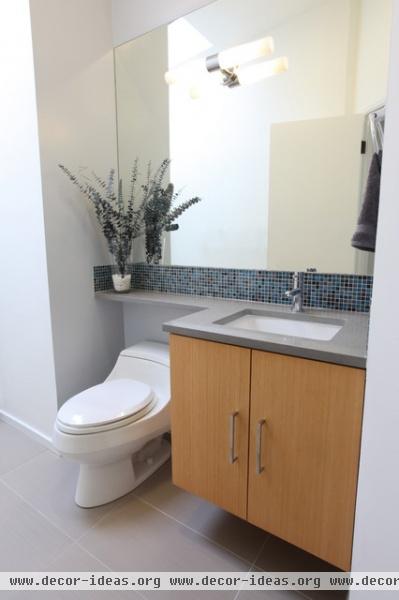 Mid Century Modern Guest Bathroom - modern - bathroom - seattle