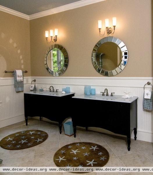 Coastal Retreat Master Bath - traditional - bathroom - raleigh