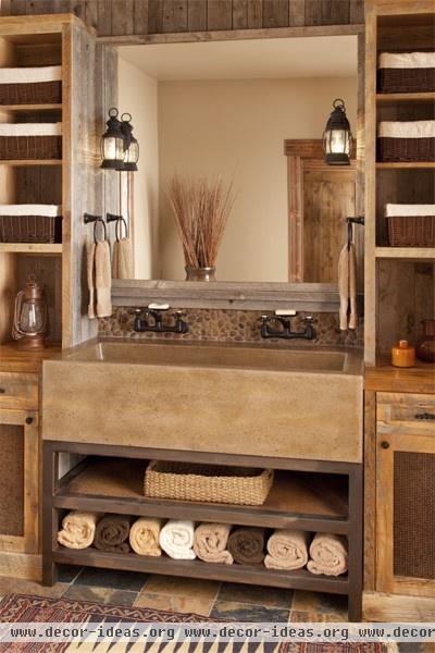 Lucky Star Ranch - traditional - bathroom - other metro