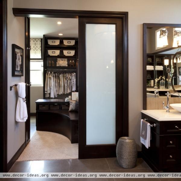 Master Bathroom Master Closet - traditional - bathroom - san diego