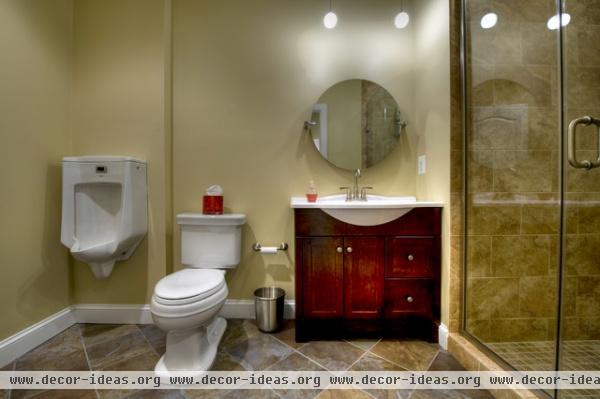 Ashburn Transitional Basement - Bathroom - contemporary - bathroom - dc metro