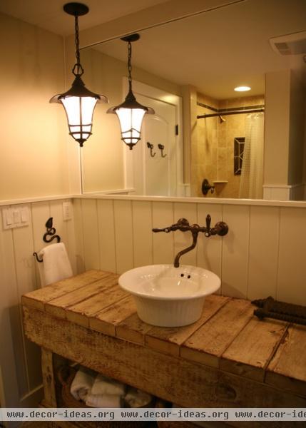 lakeside guest house - eclectic - bathroom - milwaukee