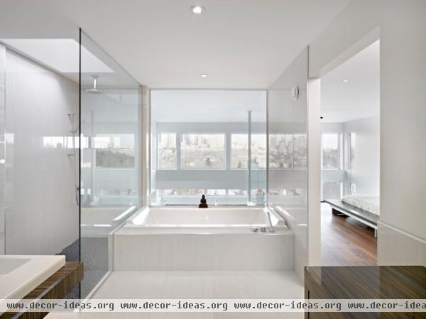 Ensuite - contemporary - bathroom - edmonton