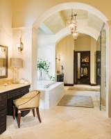 Rough Hollow Master Bath - mediterranean - bathroom - austin