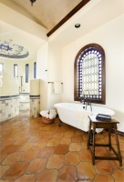 Lake Conroe Spanish - mediterranean - bathroom - austin