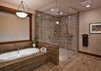 Luxury Timber Frame - contemporary - bathroom - vancouver