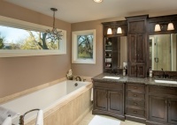 Espresso Master Bath - traditional - bathroom - columbus