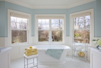 West Coast Hampton - traditional - bathroom - portland