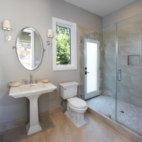 Transitional Single story - traditional - bathroom - san francisco