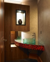 Comox Powderroom - modern - bathroom - vancouver