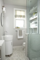 Petite Bathroom Reno - contemporary - bathroom - toronto