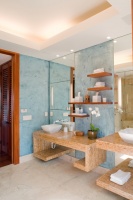 Dune Circle Oceanfront Residence - tropical - bathroom - hawaii