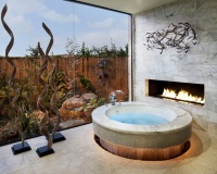 Spanish Oaks Hacienda - contemporary - bathroom - austin