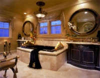 His and Hers - mediterranean - bathroom - orange county