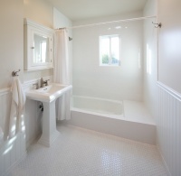 White Bathroom - contemporary - bathroom - los angeles