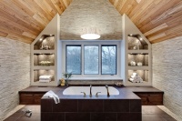 Transitional Master Bath - contemporary - bathroom - chicago