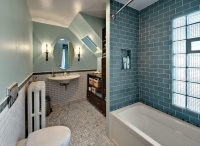 Old bathroom, new style - contemporary - bathroom - minneapolis